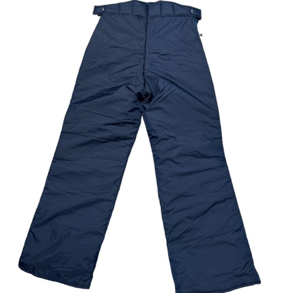 Obermeyer Vintage "Warm Up"  Full Side Dual Zipper Legs Snow/Ski Pants Navy - Picture 8 of 13